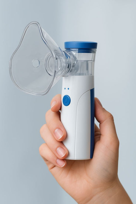 Portable Handheld Mesh Nebulizer – Silent, Compact & Rechargeable