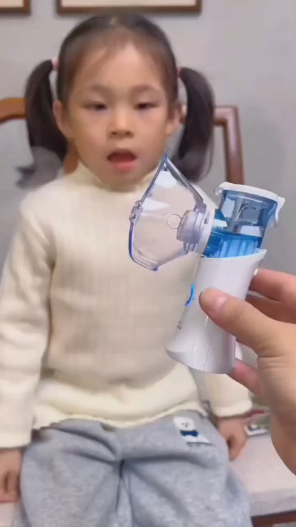 Portable Handheld Mesh Nebulizer – Silent, Compact & Rechargeable